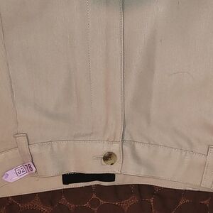 Men's Crate & Barrel Dress Shorts Taylored StyleBeige Sz W36 Unlined 4 Pockets